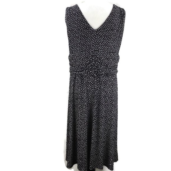 Studio 1940 Jersey Knit Dress Sleeveless V Neck - Picture 6 of 7